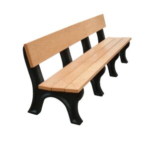 Vestil Bench Landmark Backed 96 Bk Leg