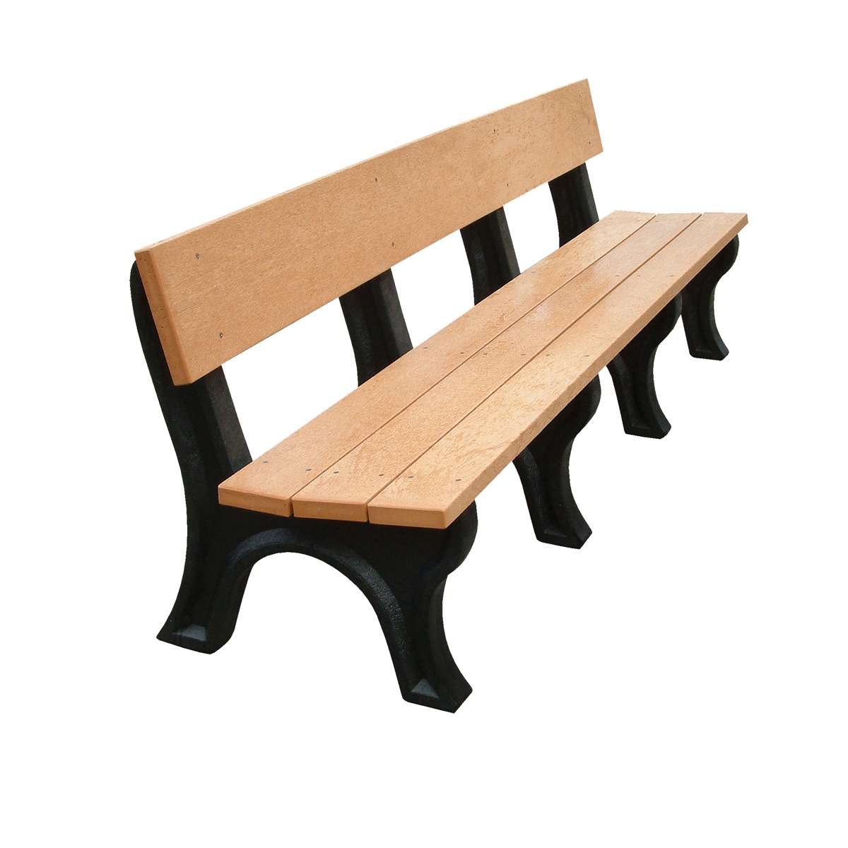 Vestil Bench Landmark Backed 96 Bk Leg