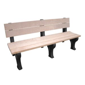 Vestil Bench Traditional Backed 72 Bk Leg