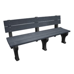 Vestil Bench Traditional Backed 72 Bk Leg
