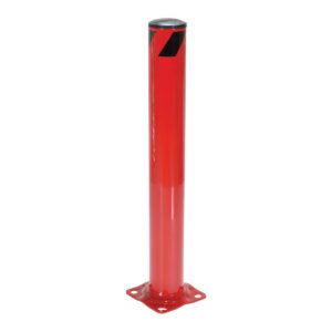 Vestil Steel Pipe Safety Bollard Red