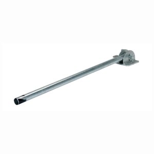 Vestil BOL-FD-36-G Fold-Down Steel Bollard Galvanized 42