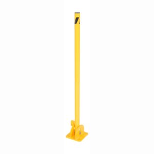 Vestil BOL-FD-36-Y Fold-Down Steel Bollard Yellow 42