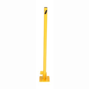 Vestil BOL-FD-36-Y Fold-Down Steel Bollard Yellow 42