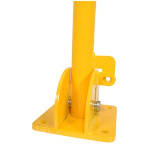 Vestil BOL-FD-36-Y Fold-Down Steel Bollard Yellow 42