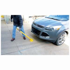 Vestil BOL-FD-36-Y Fold-Down Steel Bollard Yellow 42
