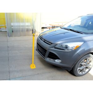 Vestil BOL-FD-36-Y Fold-Down Steel Bollard Yellow 42
