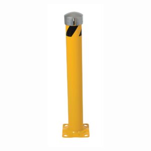 Vestil Steel Pipe Bollard W/Slot SLV Cap