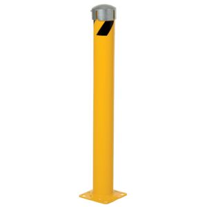 Vestil Steel Pipe Bollard W/Slot SLV Cap