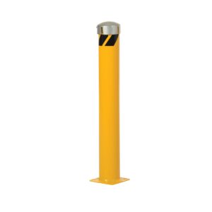 Vestil Steel Pipe Bollard W/Slot SLV Cap