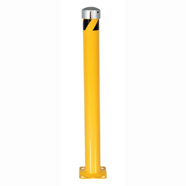 Vestil Steel Pipe Bollard W/Slot SLV Cap
