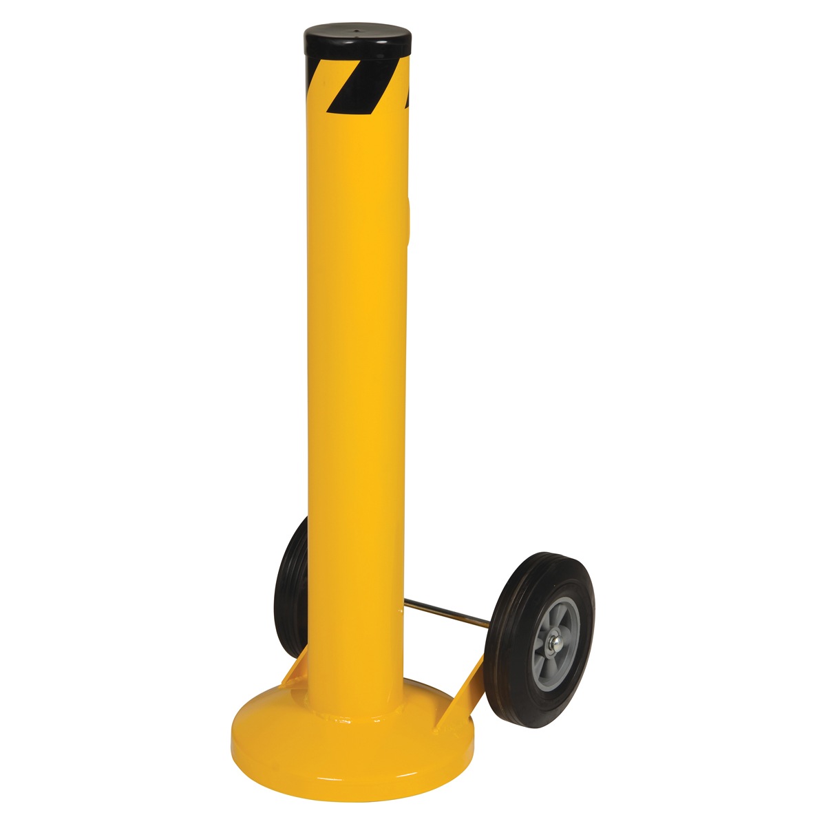Vestil BOL-MB-42-5.5 Movable Bollard with Wheels 42" X 5.5"