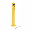 Vestil BOL-SMK-AS Smokers Steel Safety Bollard Yellow W/HDWR