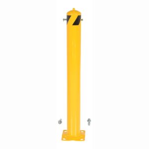 Vestil BOL-SMK-AS Smokers Steel Safety Bollard Yellow W/HDWR