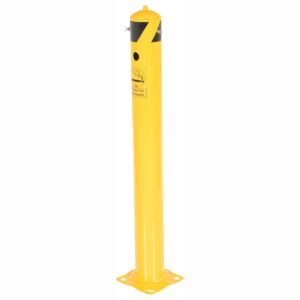 Vestil BOL-SMK Smokers Steel Safety Bollard Yellow