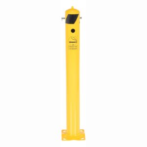 Vestil BOL-SMK Smokers Steel Safety Bollard Yellow