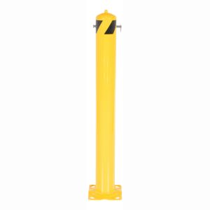 Vestil BOL-SMK Smokers Steel Safety Bollard Yellow