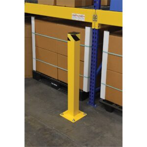 Vestil BOL-SQ-42-4 Square Steel Bollard W/Cap