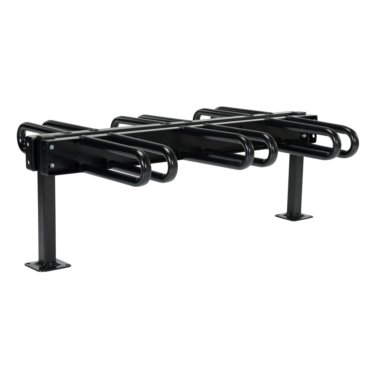 Vestil Black Bicycle Rack
