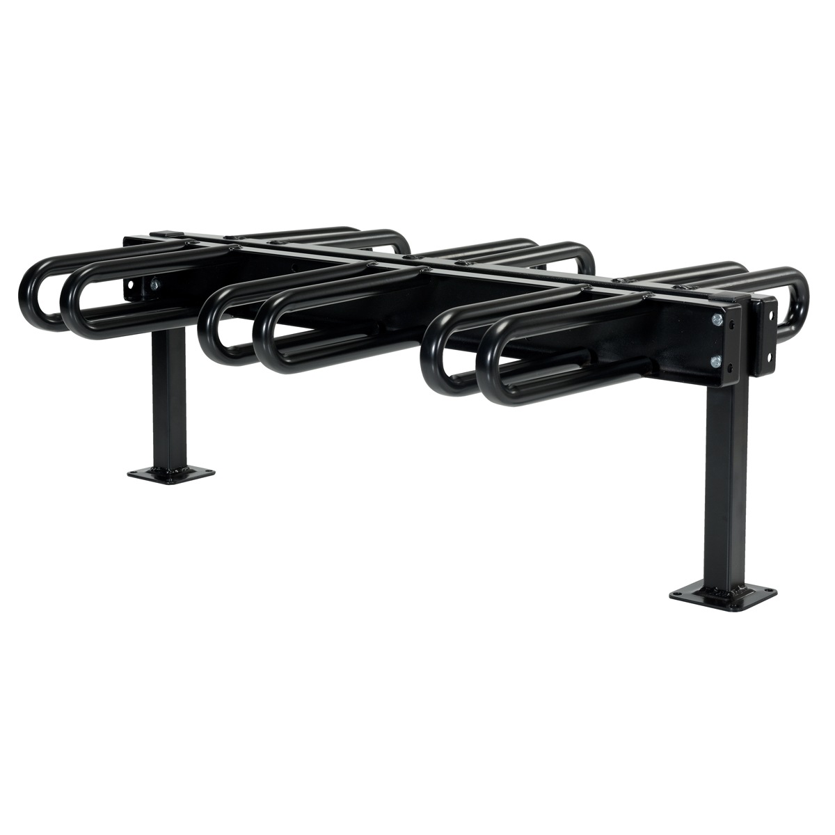 Vestil Black Bicycle Rack