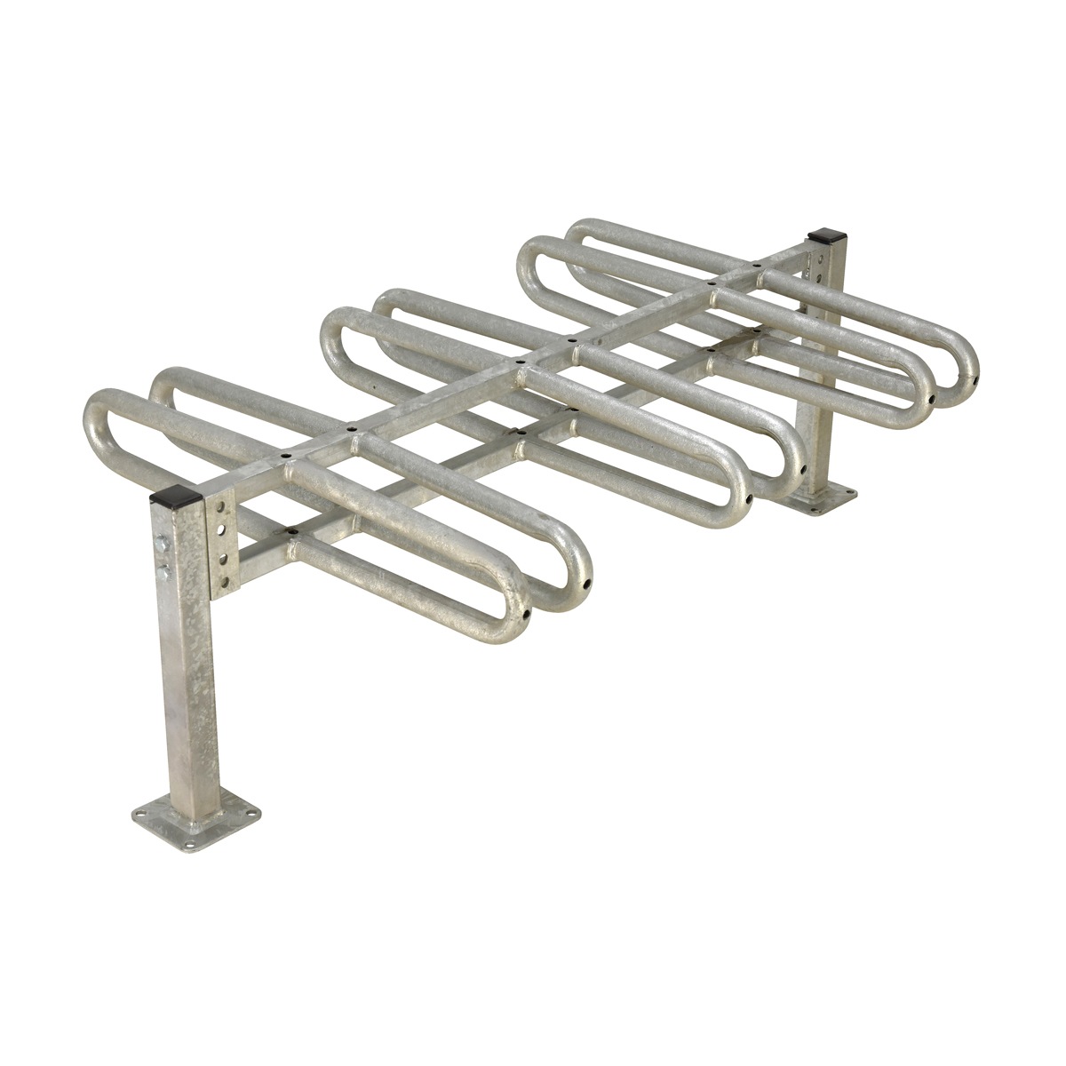 Vestil Galvanized Bicycle Rack