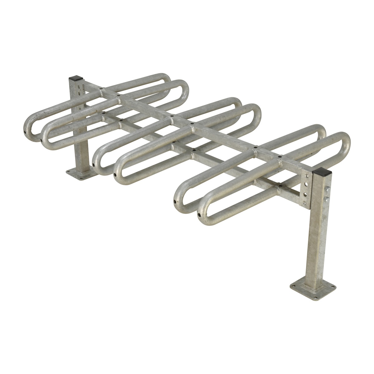 Vestil Galvanized Bicycle Rack