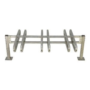 Vestil Galvanized Bicycle Rack