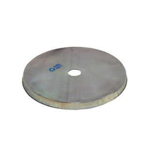 Vestil CAN-CAP-G Open Head Galv Drum Cover Disposal Hole