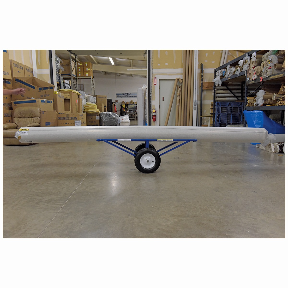 Vestil CARPET-45 Rug Dolly Pneumatic Wheels 26" X 61"