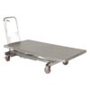Vestil CART-1000-LD-PSS Partially Stainless Steel Elevating Cart 1K 31.5" X 63"