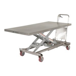 Vestil CART-1000-LD-PSS Partially Stainless Steel Elevating Cart 1K 31.5