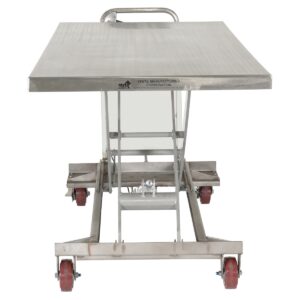 Vestil CART-1000-LD-PSS Partially Stainless Steel Elevating Cart 1K 31.5