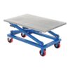 Vestil CART-1000-M Mech Scissors Cart, Hand Crank 26"X40" 1000 LBS Cap