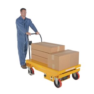 Vestil CART-1000-WD-DC Dc Power Hydr Scissor Cart 1K 31.5