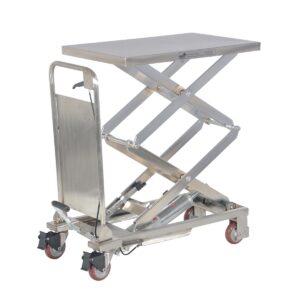 Vestil CART-200-D-PSS Partial Stainless Steel Elevating Cart 220LB 17.5"X27.5"