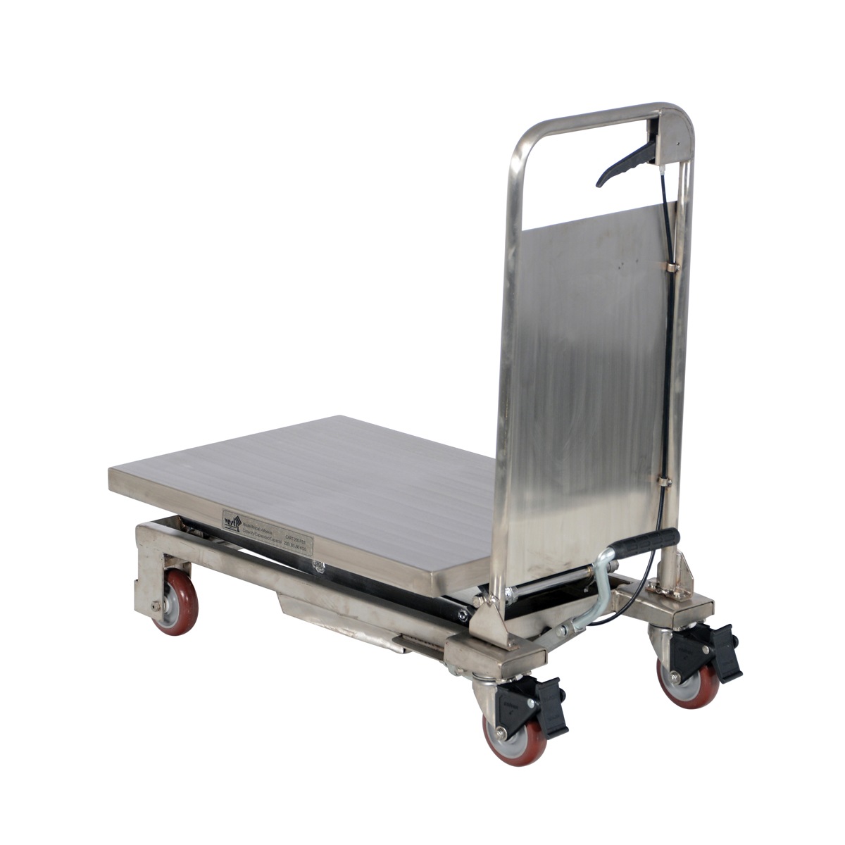 Vestil CART-200-D-PSS Partial Stainless Steel Elevating Cart 220LB 17.5"X27.5"
