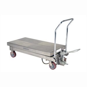 Vestil CART-2000-PSS Partially Stainless Steel Elevating Cart 2K 24
