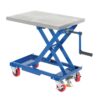 Vestil CART-330-M Mech Scissors Cart, Hand Crank 18" X 28" 330 LBS Cap