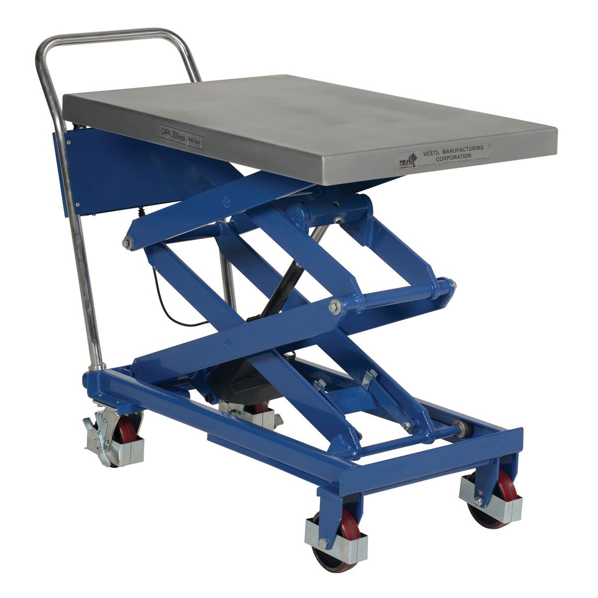 Vestil CART-400-D-LA Linear Scissor Cart 400LB 23.625 X 35.5