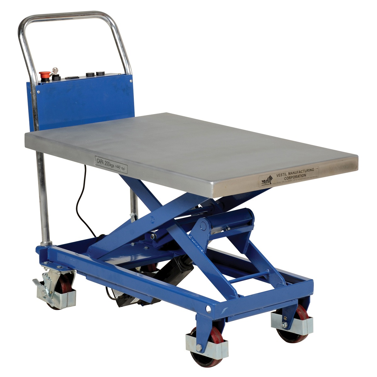 Vestil CART-400-LA Linear Scissor Cart 400LB