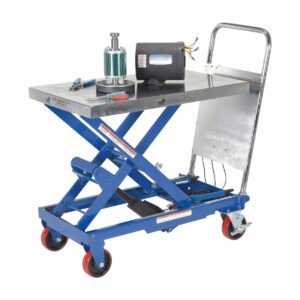 Vestil CART-500-LA Linear Actuated Elevating Cart 500 LB