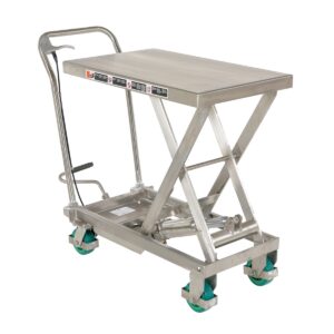 Vestil CART-500-SS3 Cart Scissor 500LB Capacity Stainless Steel