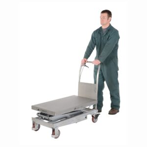 Vestil CART-800-D-PSS Partial Stainless Steel Elevating Cart 800LB 35.5