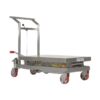 Vestil CART-800-D-SS Stainless Steel Scissor Cart 800 LBs