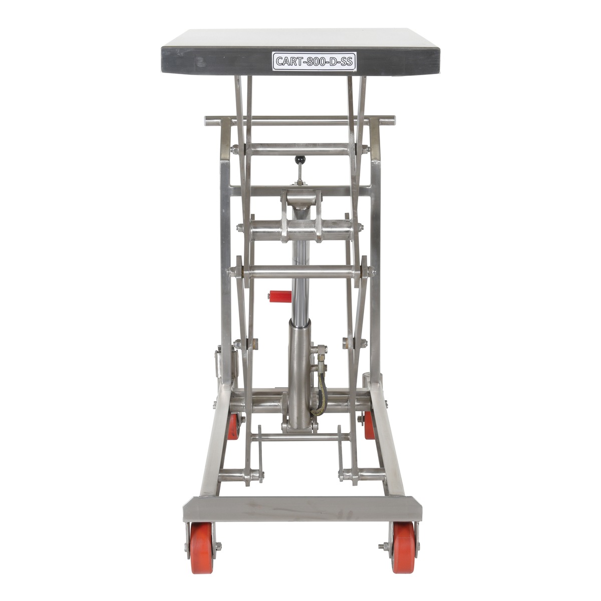 Vestil CART-800-D-SS Stainless Steel Scissor Cart 800 LBs