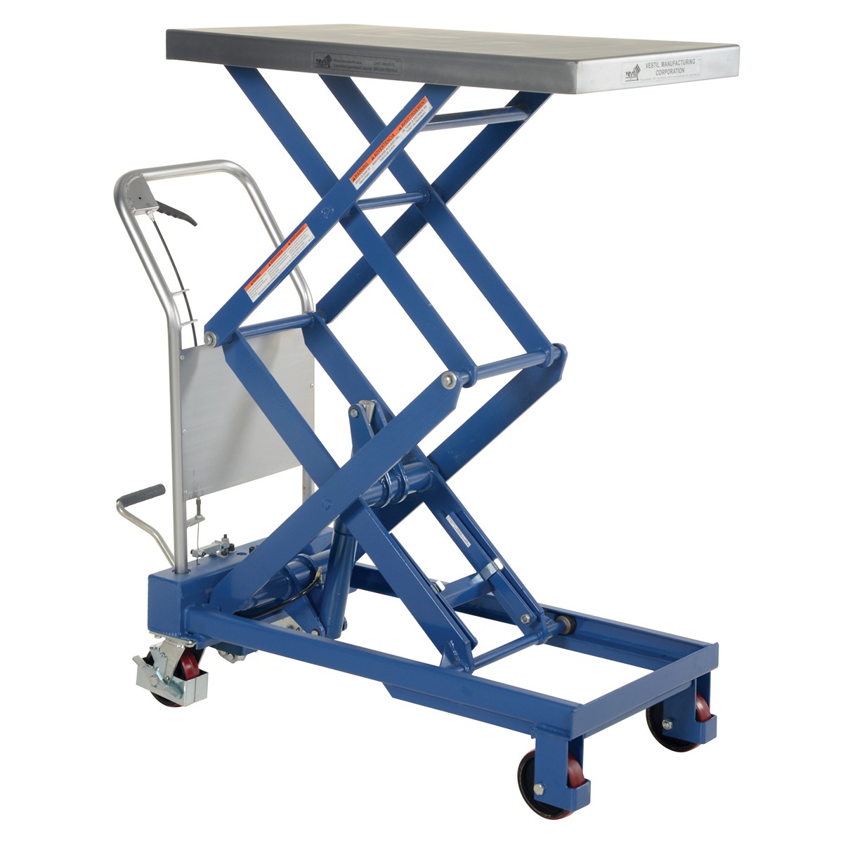 Vestil CART-800-D-TS Double Hydraulic Cart 800LB 35.5" X 20"