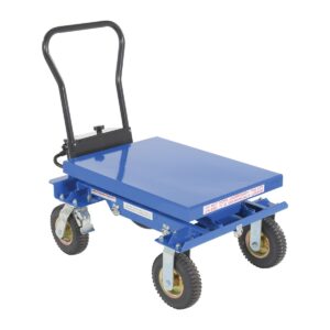 Vestil Pneumatic Tire Hydraulic Cart