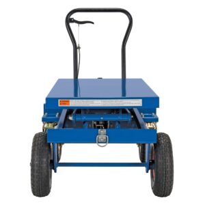 Vestil CART-PN-600-D Pneumatic Tire Cart Double Scissor 600LB