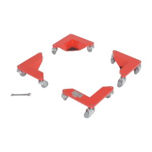 Vestil CMD-A-200-4PK Corner Mover Dolly Aluminum 4 Pack 200 LB. Capacity