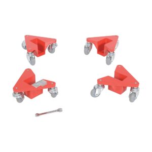 Vestil CMD-A-NS-200-4PK Corner Mover Dolly Aluminum Narrow Slot 4Pk 200#
